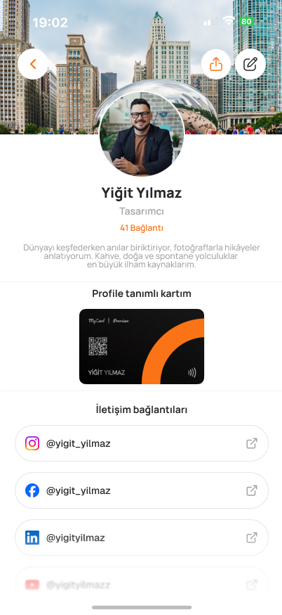 MyCard — ekran 2